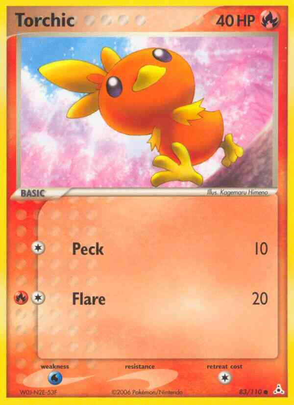 Torchic - 83/110 - Common [ex13-83] [Reverse Holo]