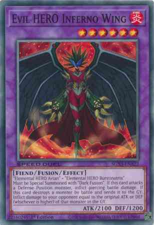 Evil HERO Inferno Wing - SGX3-ENA22 - Common - 1st Edition