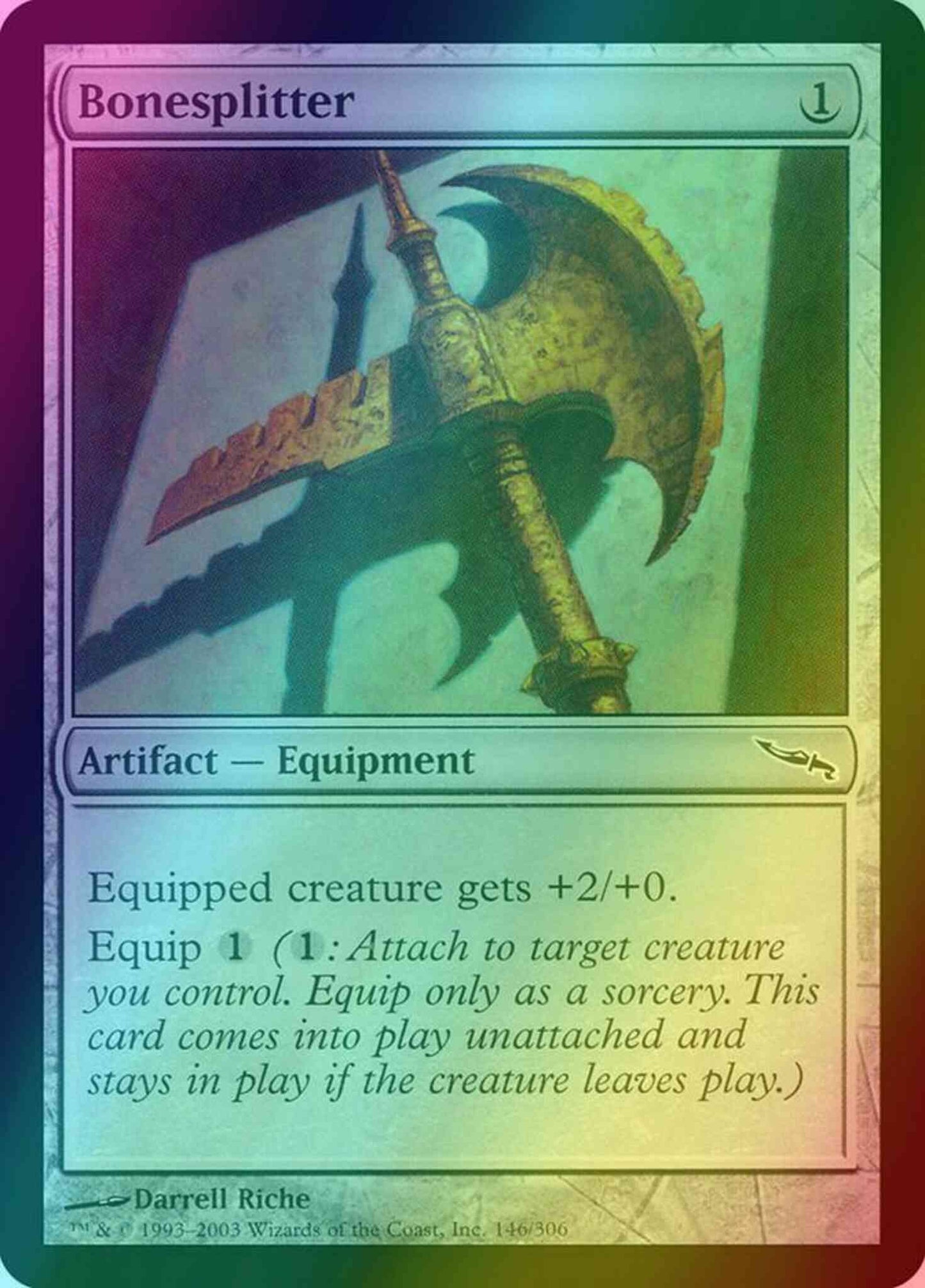 Bonesplitter [146] [Mirrodin] [Foil]