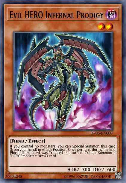Evil HERO Infernal Prodigy - LED5-EN019 - Common - 1st Edition