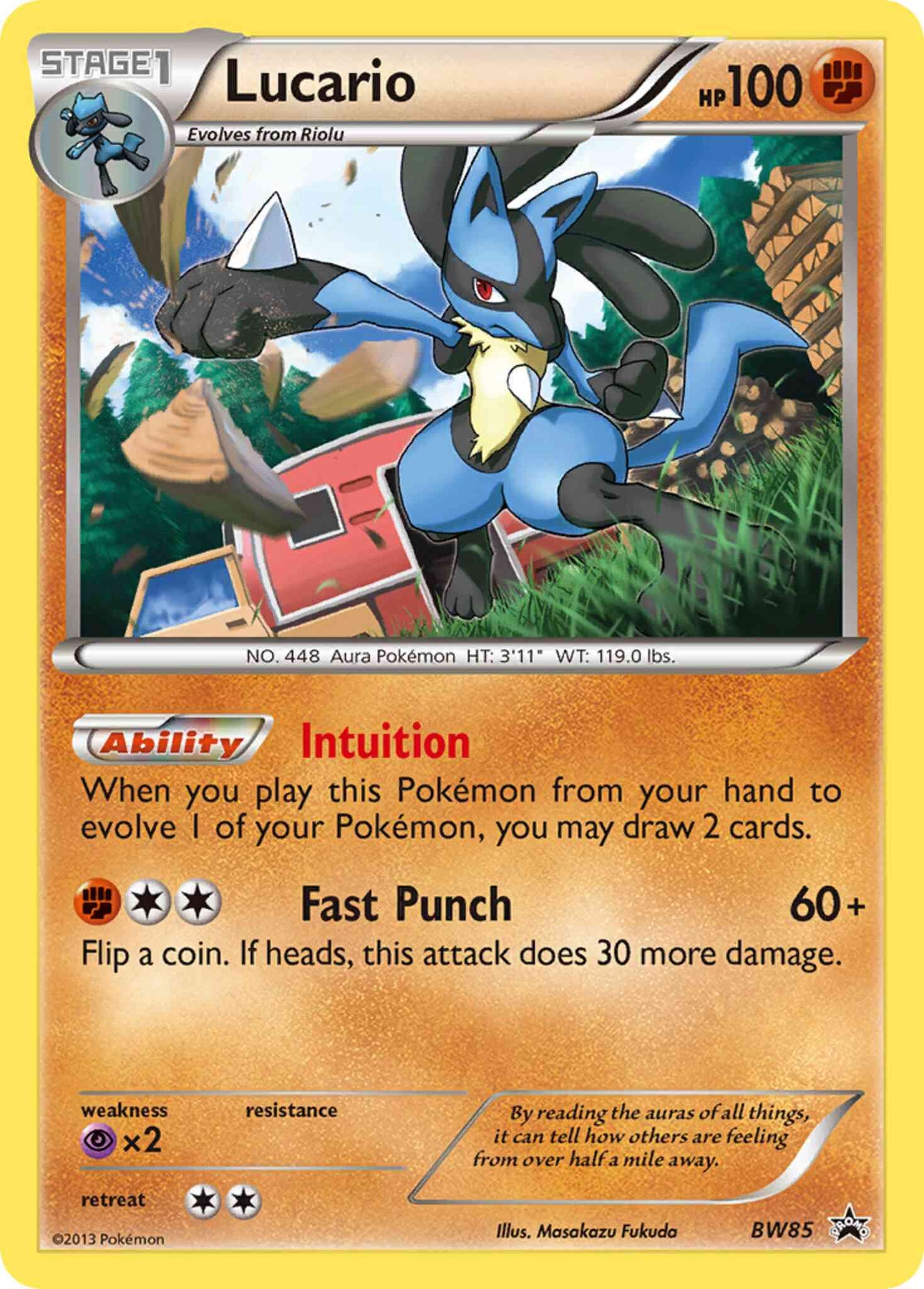 Lucario - BW85 - Promo [bwp-BW85] [Holo]