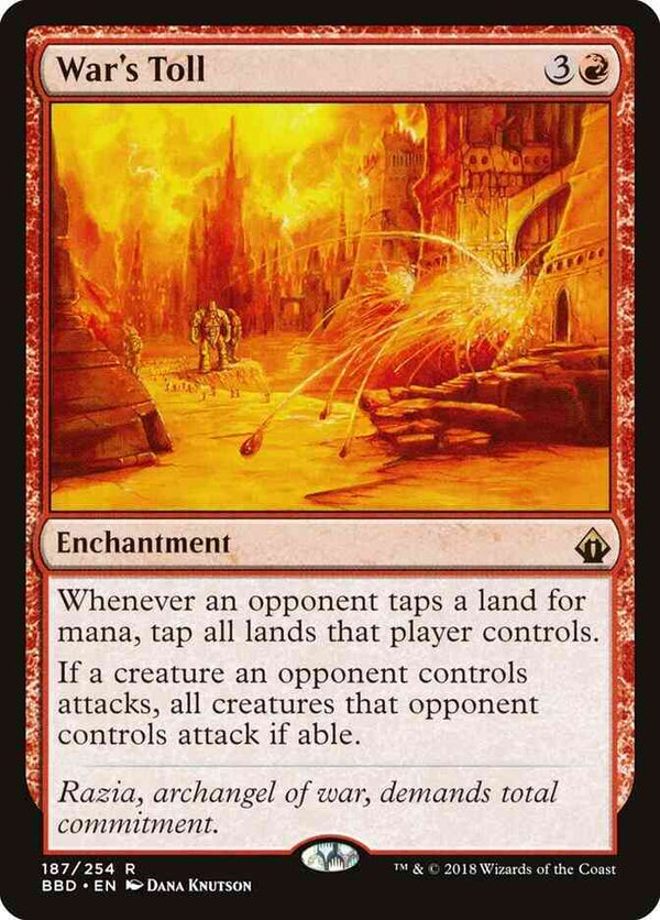 War's Toll [187] [Battlebond] [Non-Foil]