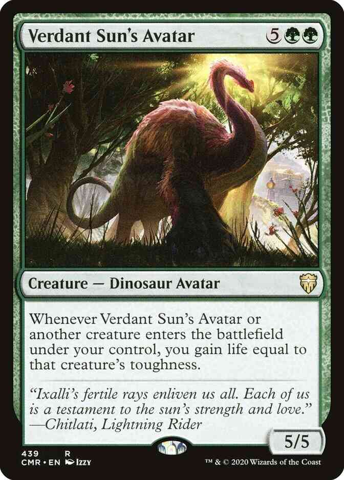 Verdant Sun's Avatar [439] [Commander Legends] [Non-Foil]