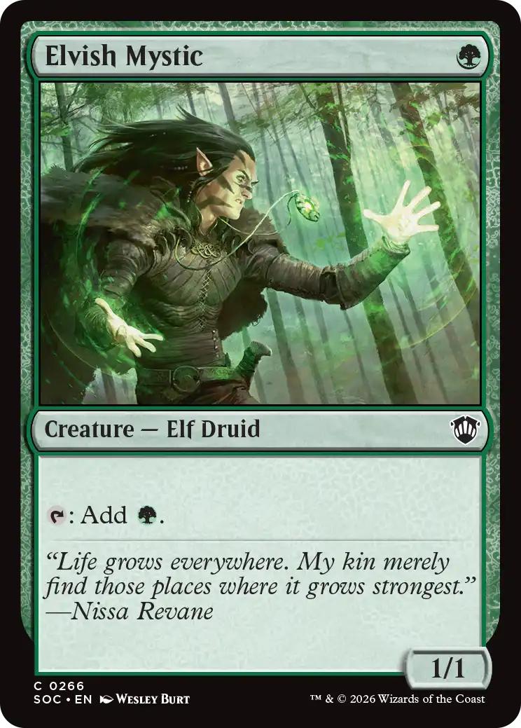 Elvish Mystic [266] [Secrets of Strixhaven: Commander] [Non-Foil]