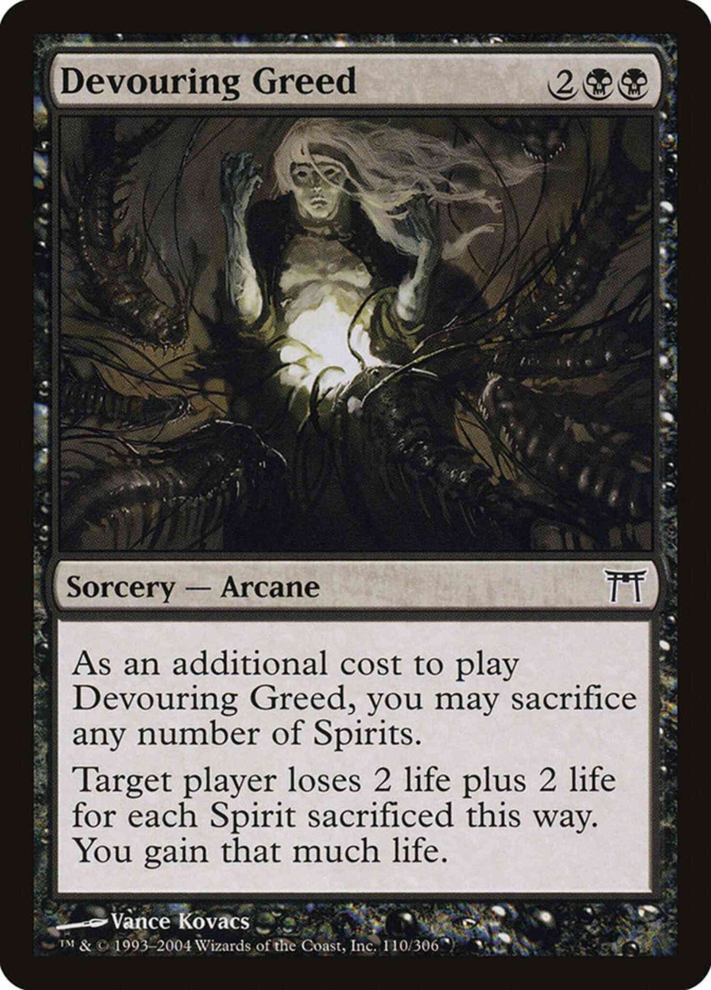 Devouring Greed [110] [Champions of Kamigawa] [Non-Foil]