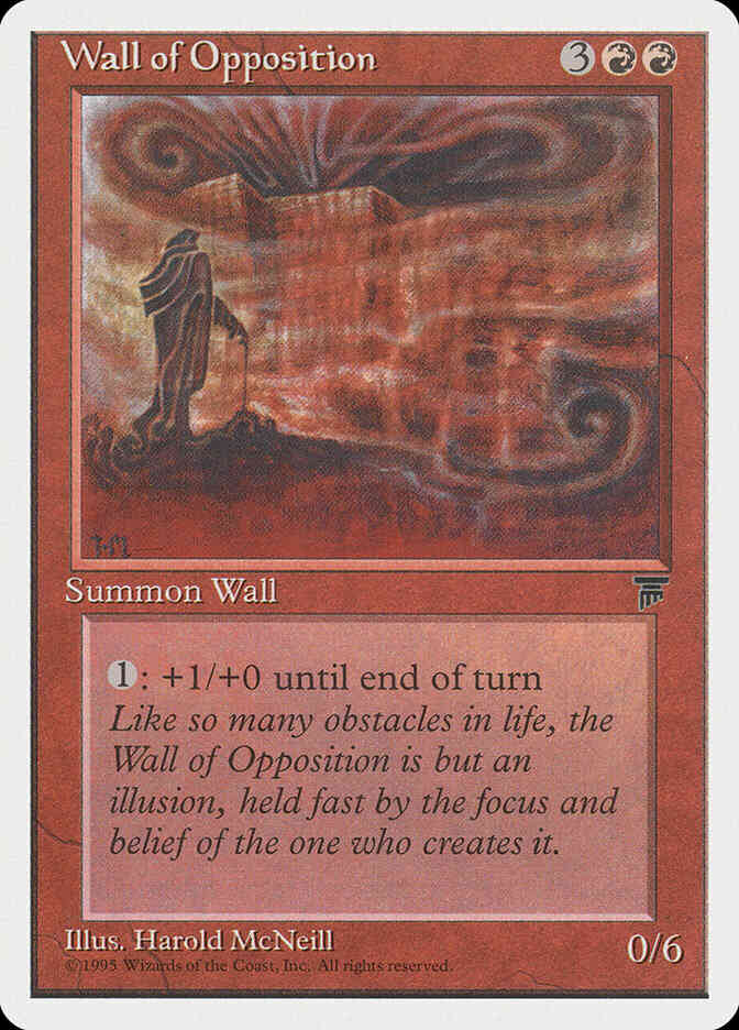 Wall of Opposition - Japanese [56] [Japanese Chronicles] [Non-Foil]