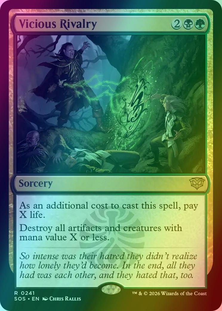 Vicious Rivalry [241] [Secrets of Strixhaven] [Foil]