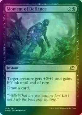Moment of Defiance [108] [The Brothers' War] [Foil]