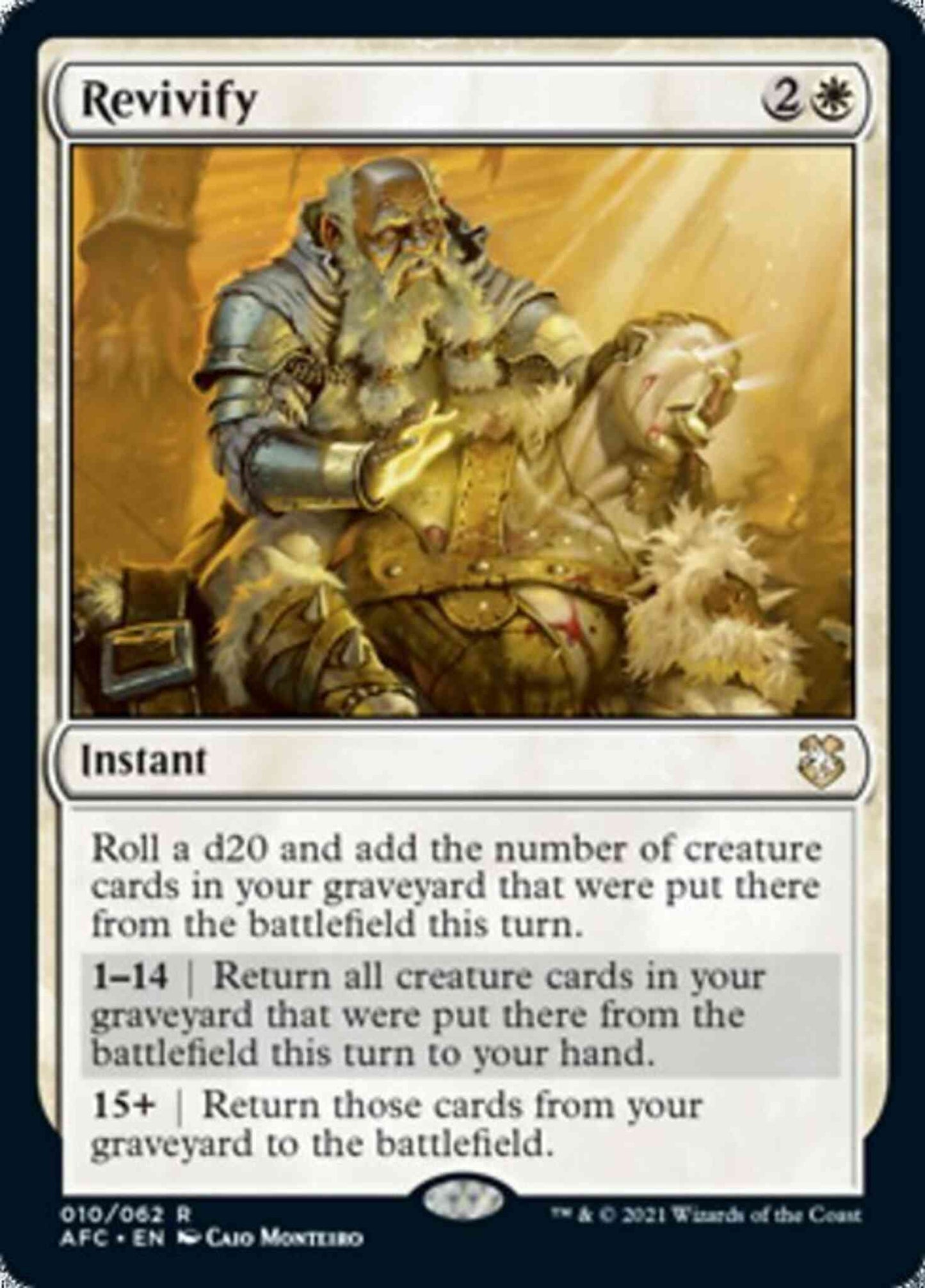 Revivify [10] [Adventures in the Forgotten Realms Commander] [Non-Foil]