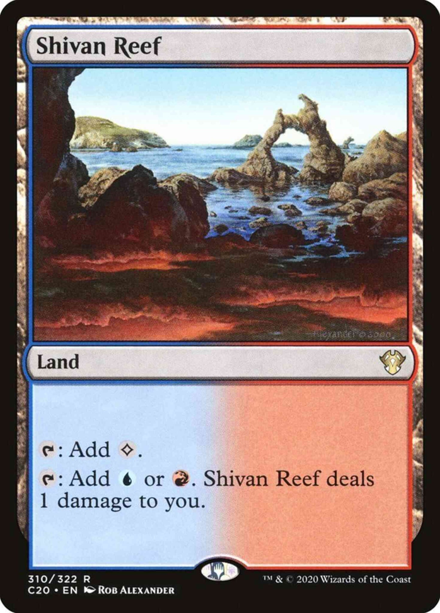 Shivan Reef [310] [Commander 2020] [Non-Foil]