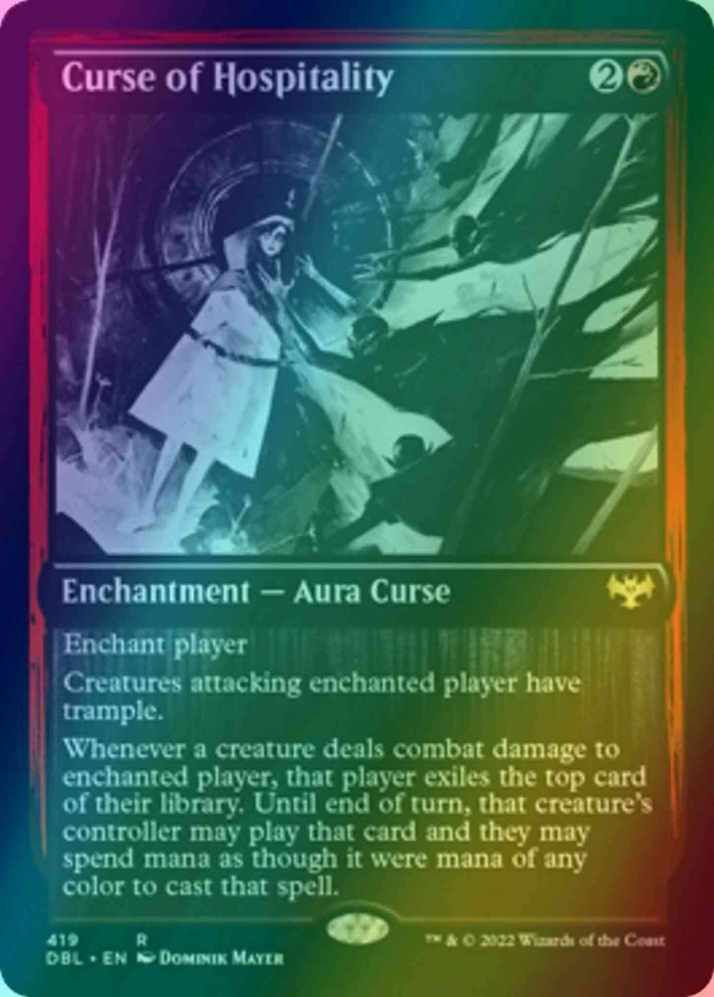 Curse of Hospitality [419] [Innistrad: Double Feature] [Foil]