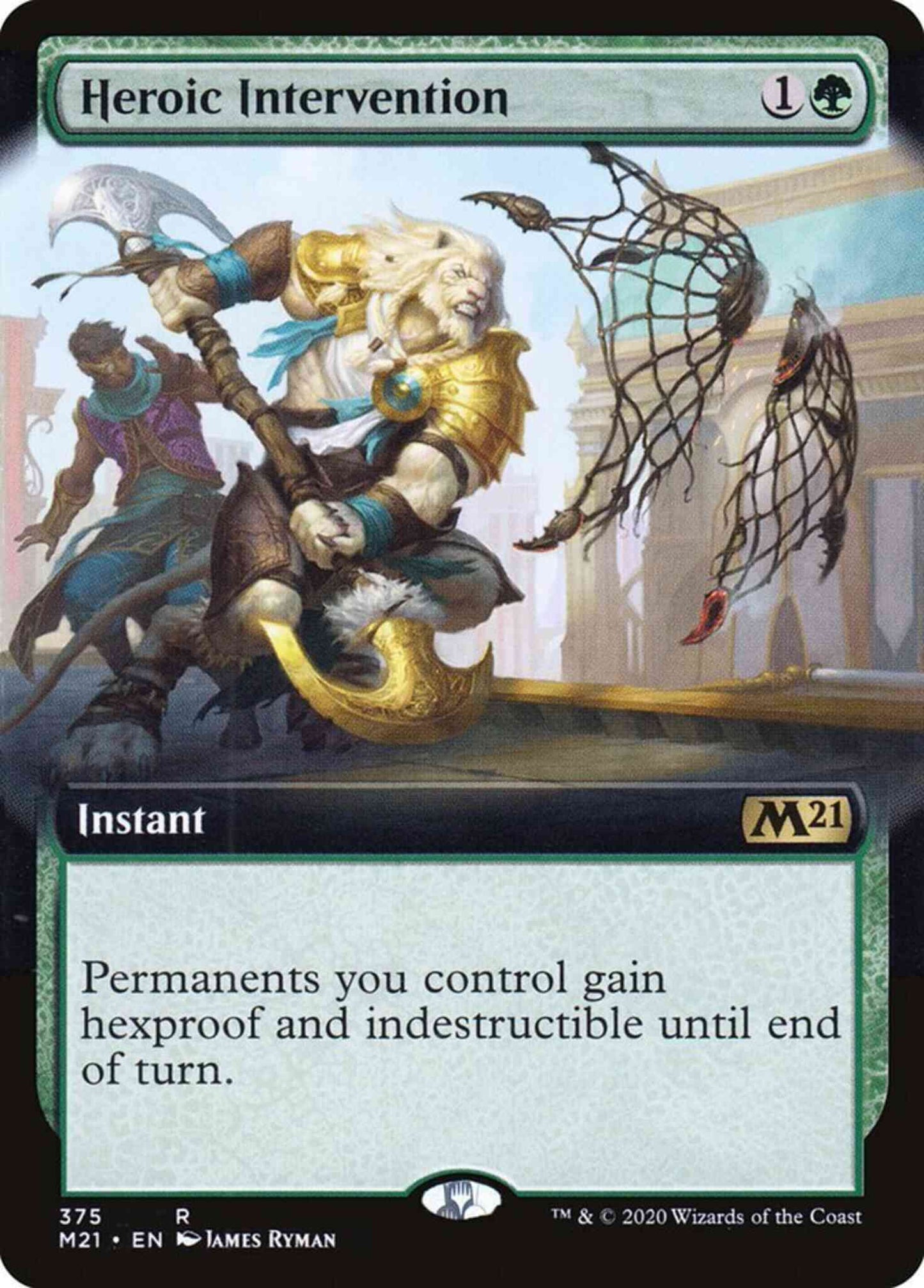 Heroic Intervention [375] [Extended Art] [Core Set 2021] [Non-Foil]