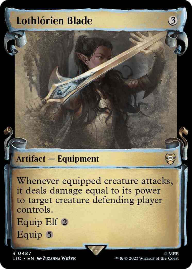 Lothlórien Blade [487] [Scrolls Showcase] [The Lord of the Rings: Tales of Middle-earth: Commander] [Non-Foil]