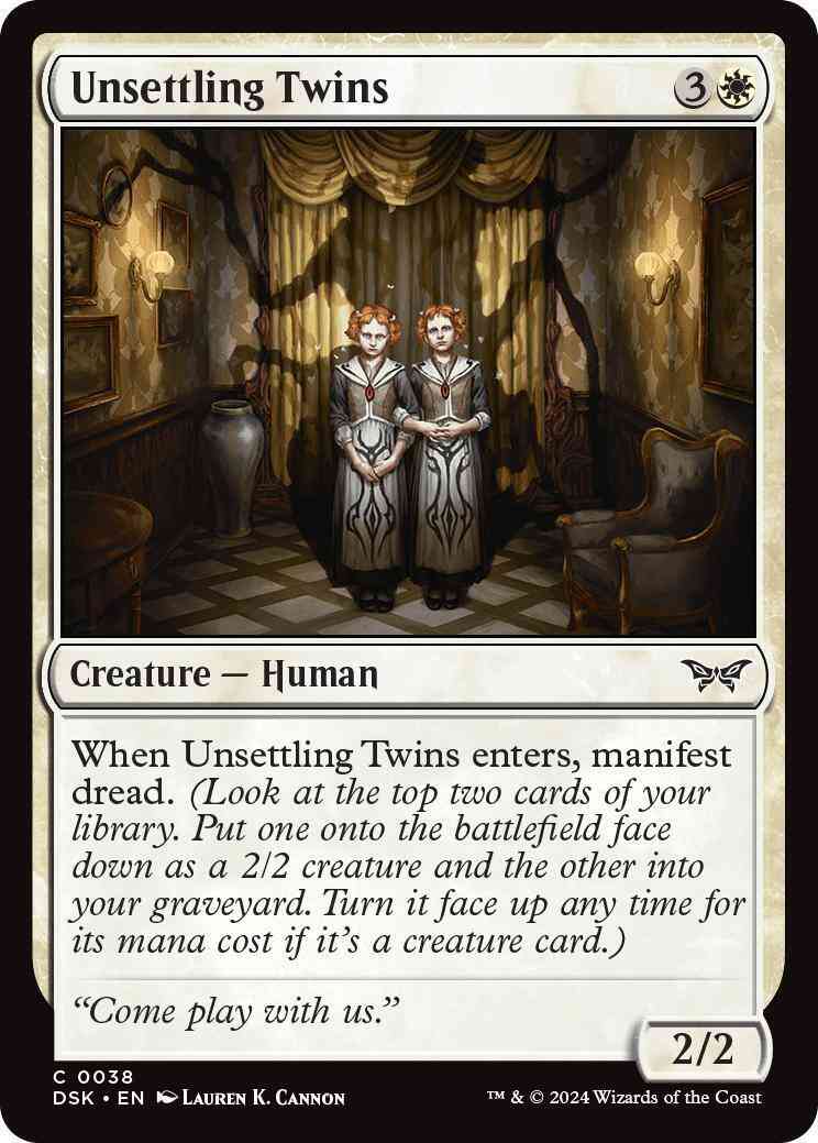 Unsettling Twins [38] [Duskmourn: House of Horror] [Non-Foil]