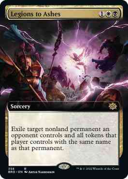 Legions to Ashes [356] [Extended Art] [The Brothers' War] [Non-Foil]