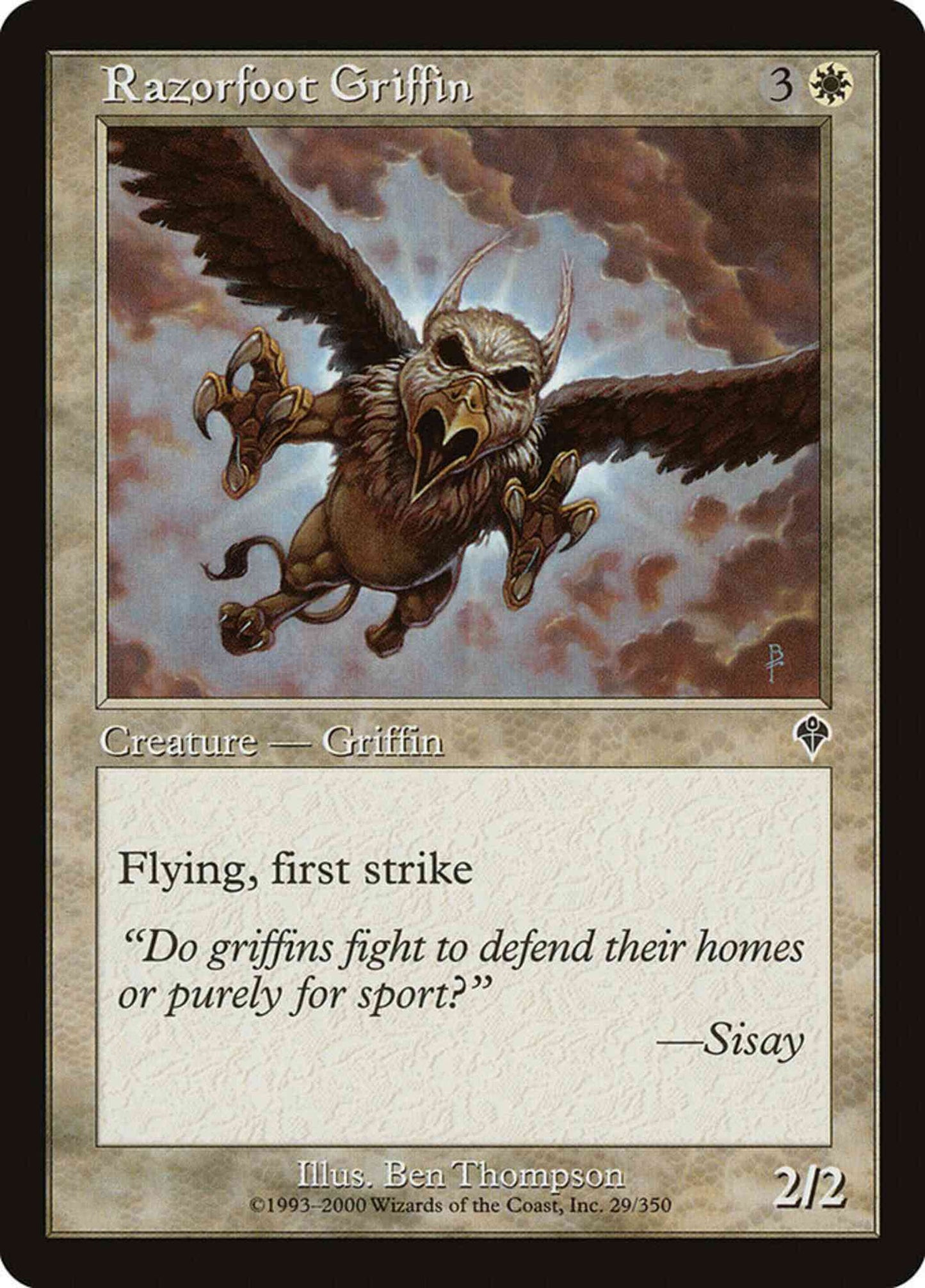 Razorfoot Griffin [29] [Invasion] [Non-Foil]