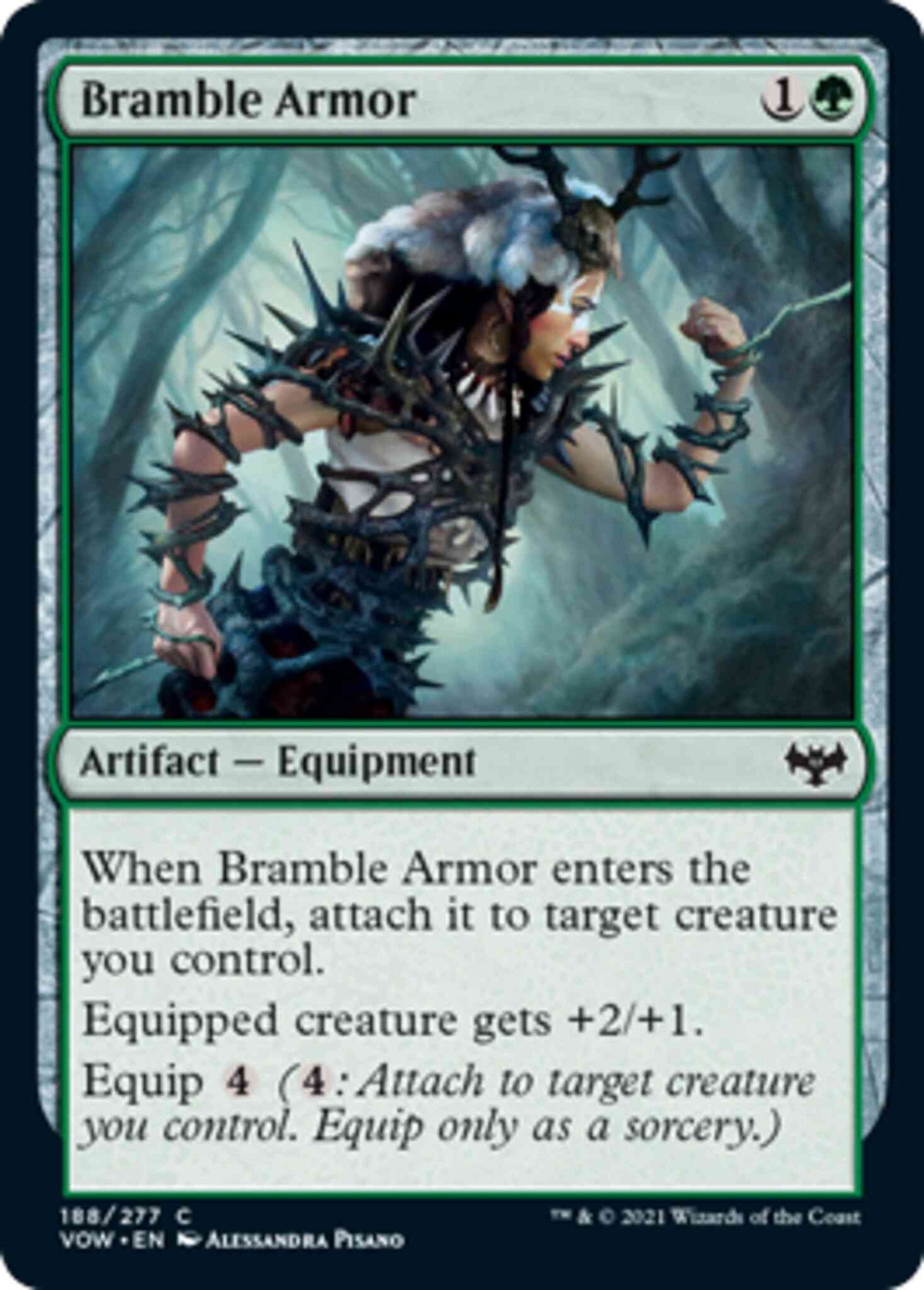 Bramble Armor [188] [Innistrad: Crimson Vow] [Non-Foil]