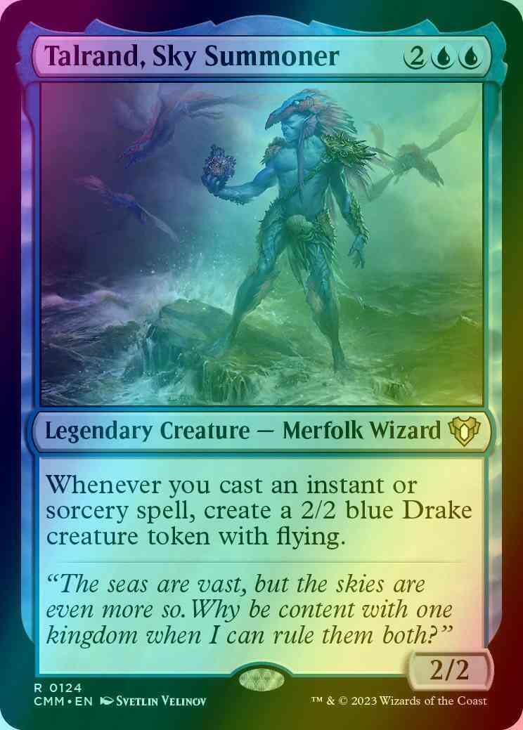 Talrand, Sky Summoner [124] [Commander Masters] [Foil]