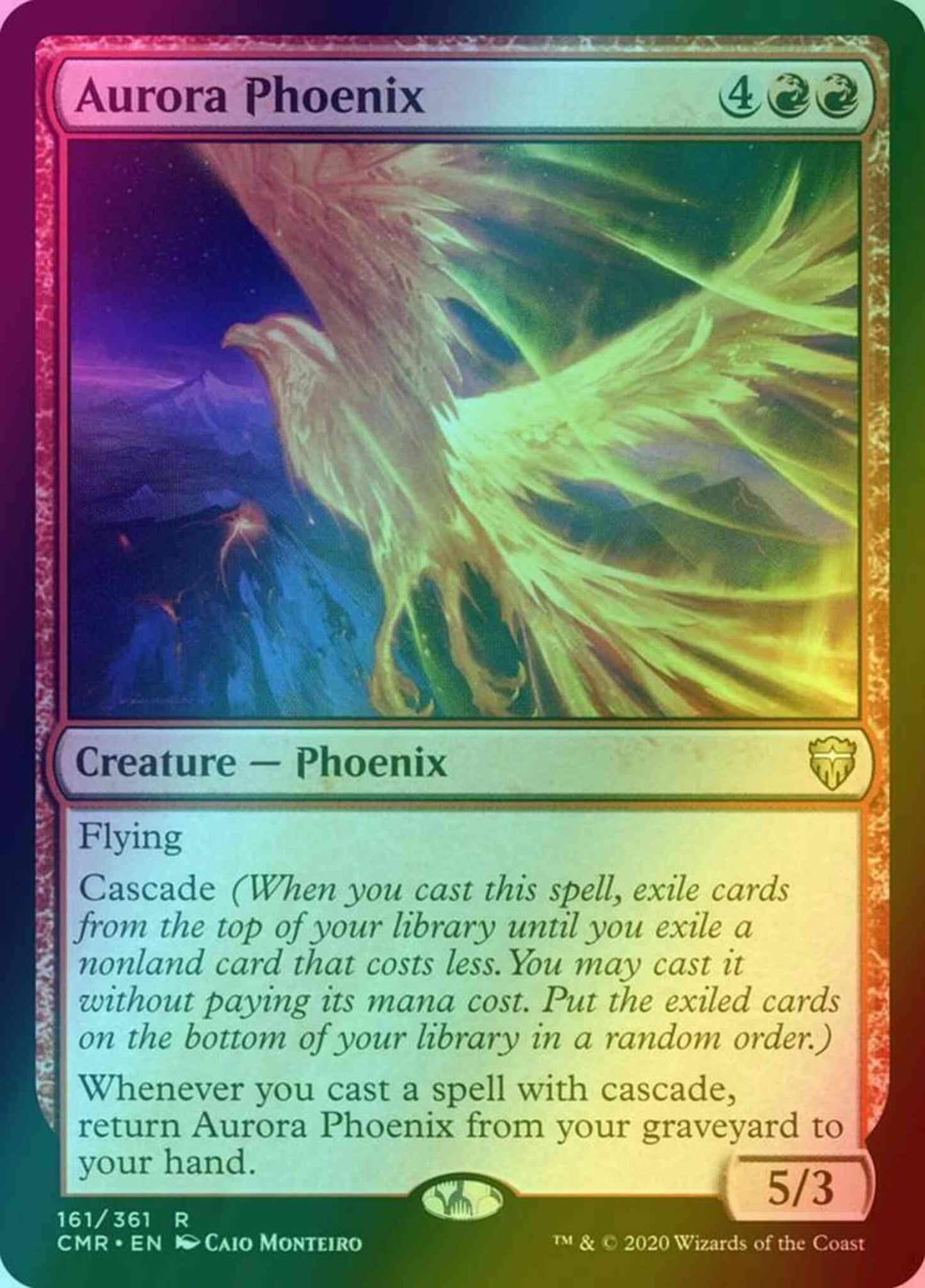 Aurora Phoenix [161] [Commander Legends] [Foil]