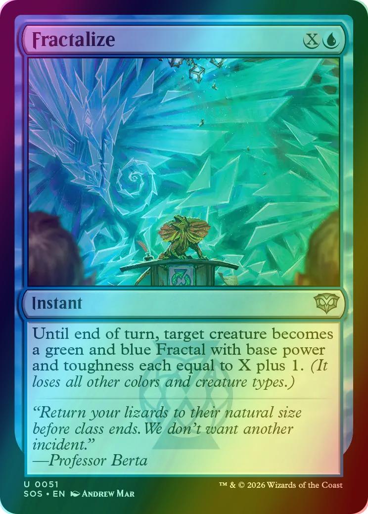 Fractalize [51] [Secrets of Strixhaven] [Foil]