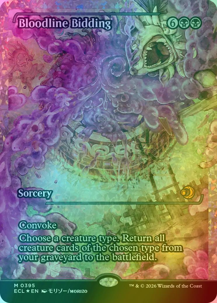 Bloodline Bidding [395] [Japan Showcase] [Lorwyn Eclipsed] [Fracture Foil]