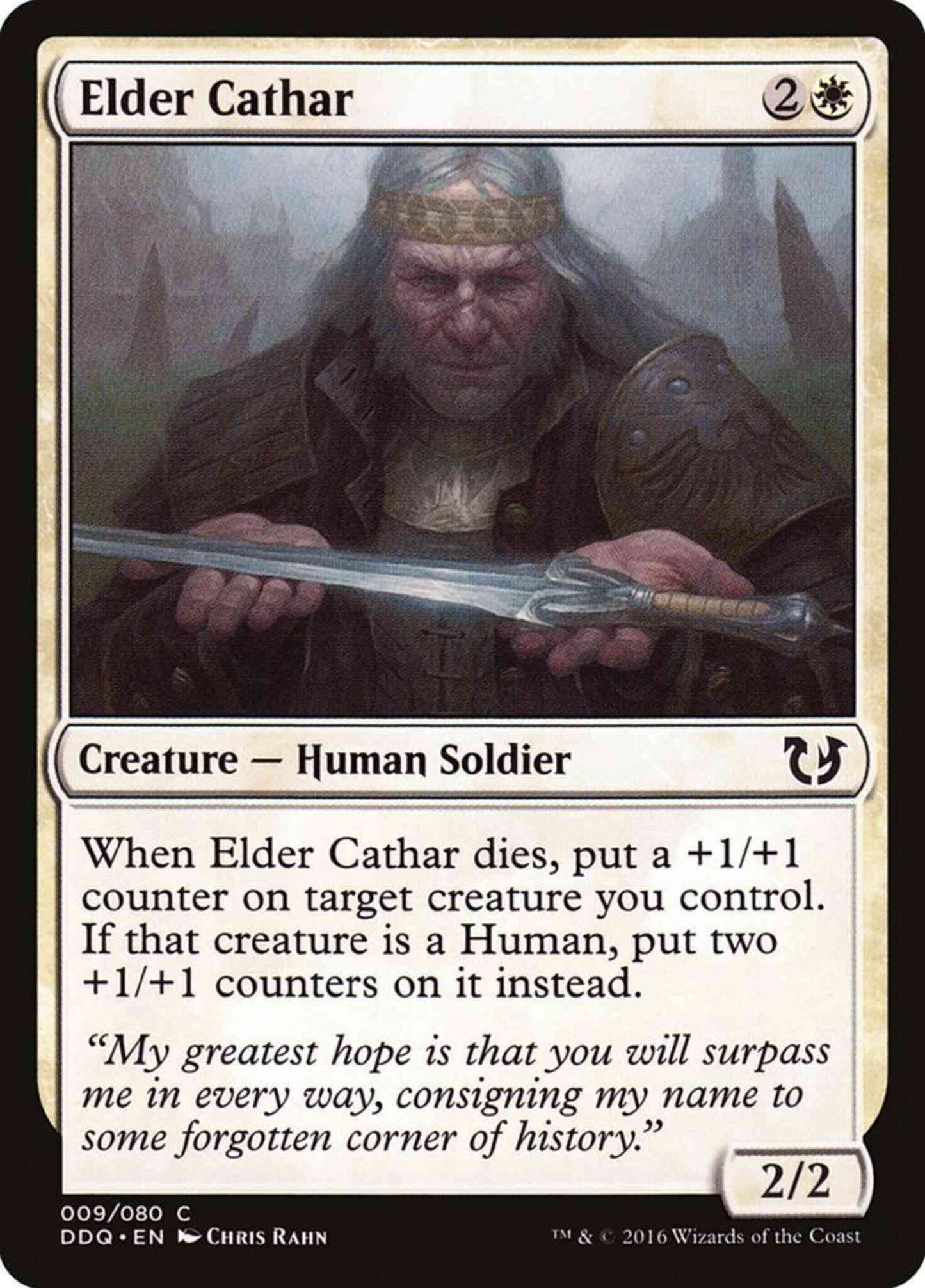 Elder Cathar [9] [Duel Decks Blessed vs Cursed] [Non-Foil]
