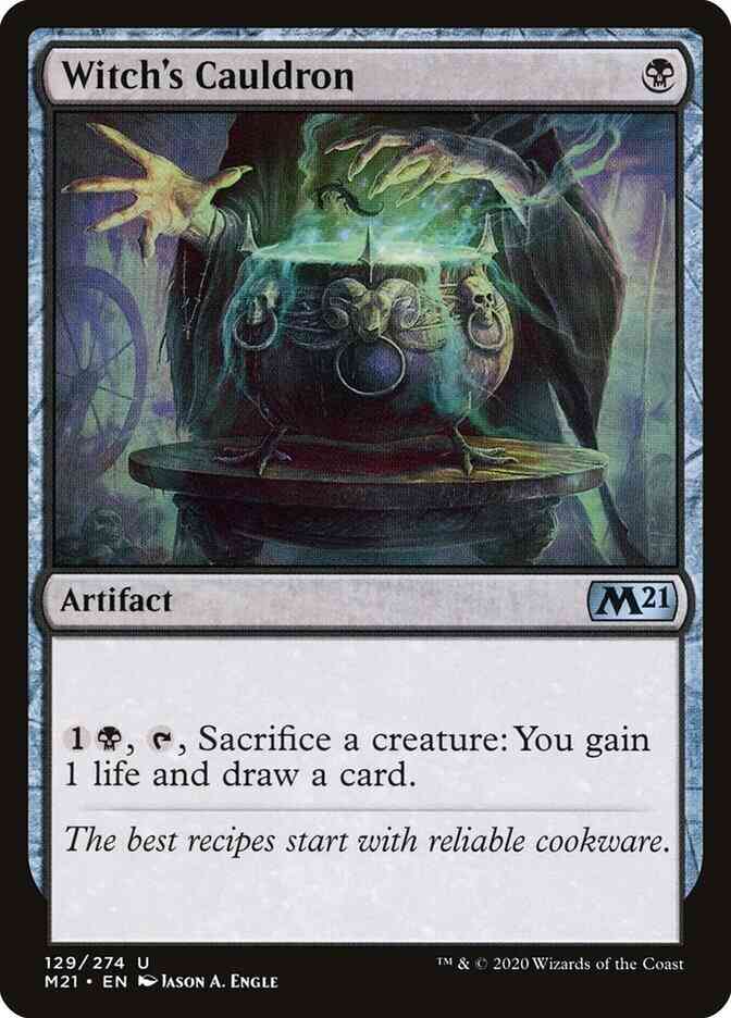 Witch's Cauldron [129] [Core Set 2021] [Foil]