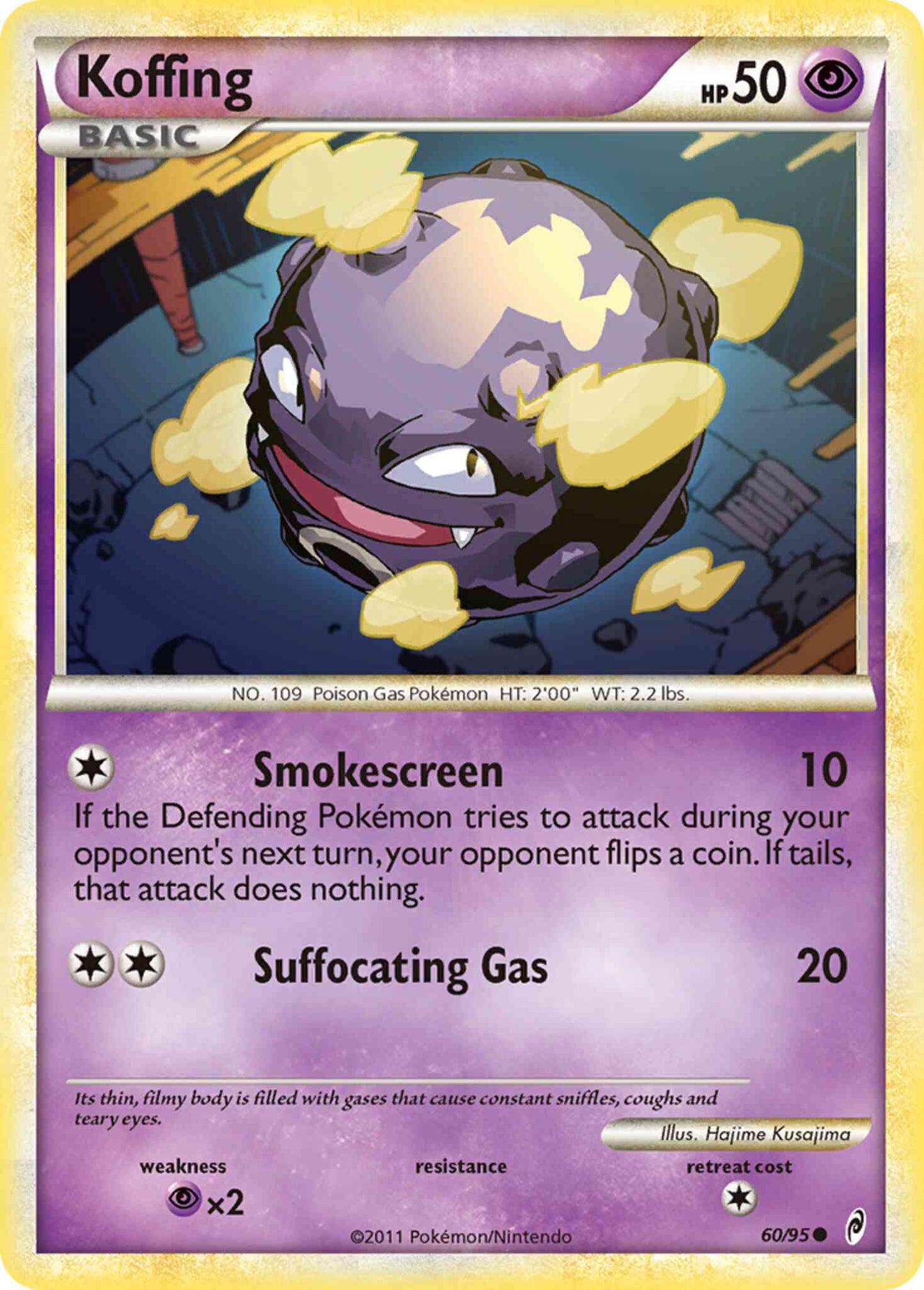 Koffing - 60/95 - Common [col1-60] [Reverse Holo]