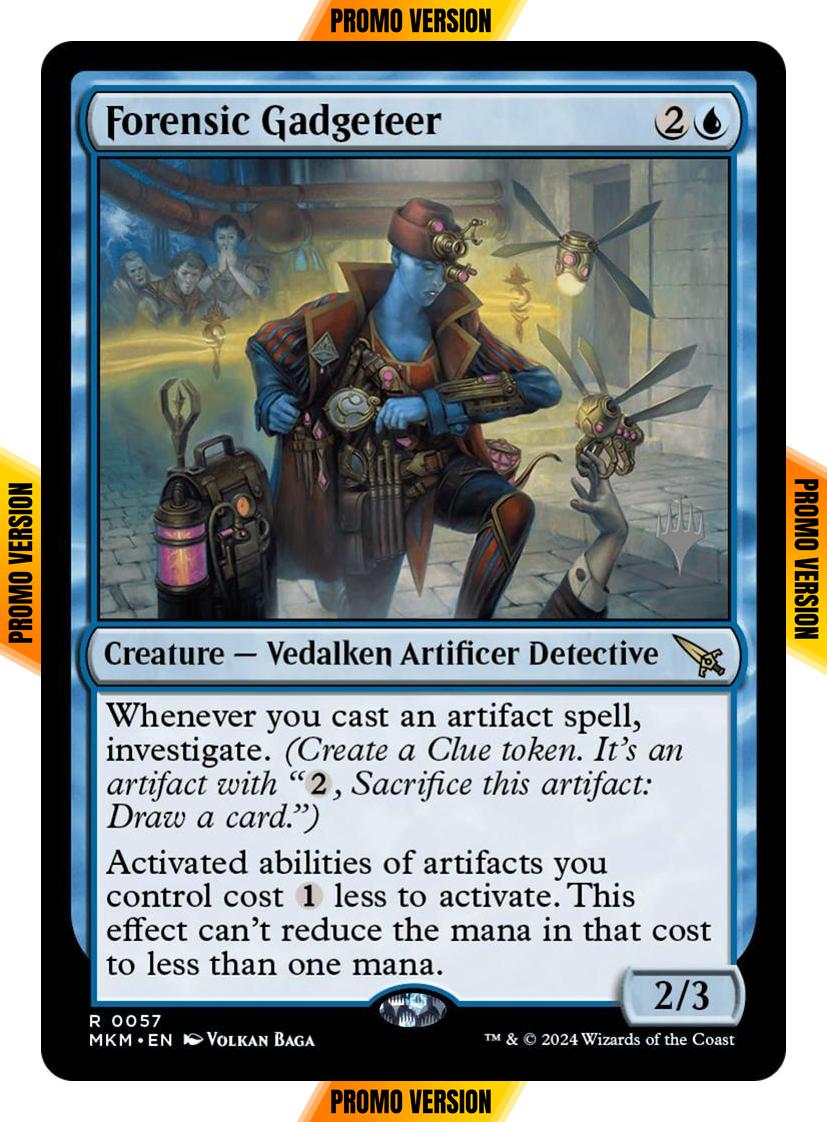Forensic Gadgeteer [57p] [Promo Pack] [Murders at Karlov Manor: Promos] [Non-Foil]
