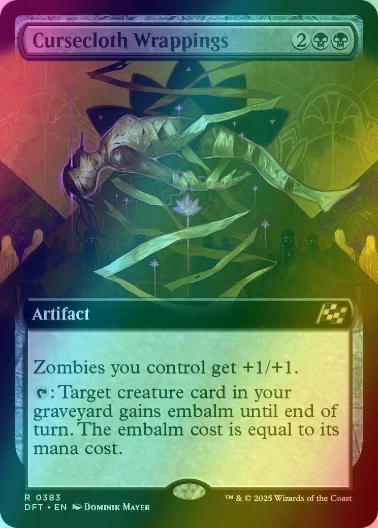 Cursecloth Wrappings [383] [Extended Art] [Aetherdrift] [Foil]