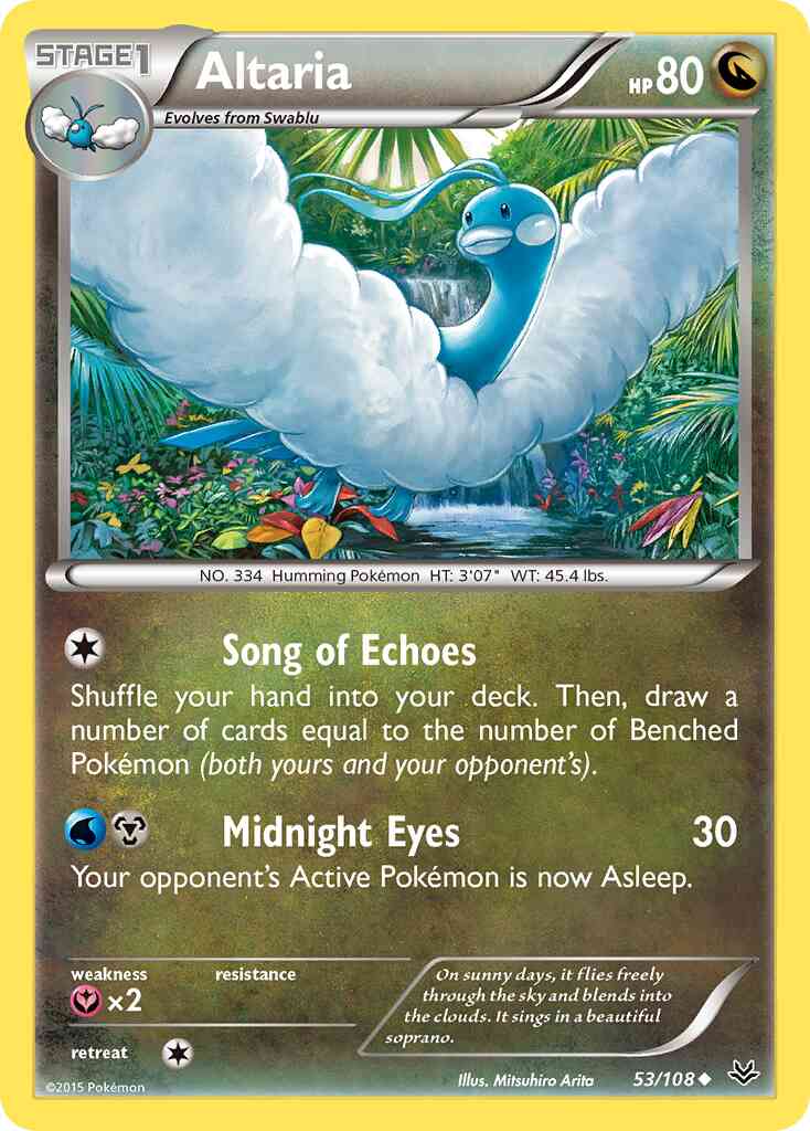 Altaria - 53/108 - Uncommon [xy6-53] [Non-Holo]