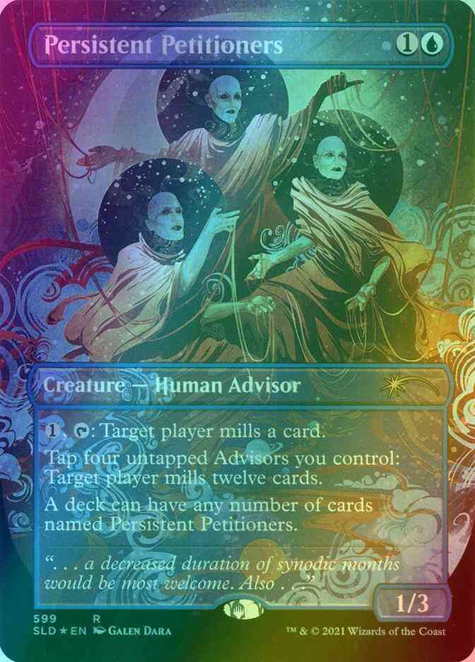 Persistent Petitioners [0599] [Borderless] [Galen Dara] [Secret Lair Drop] [Foil]