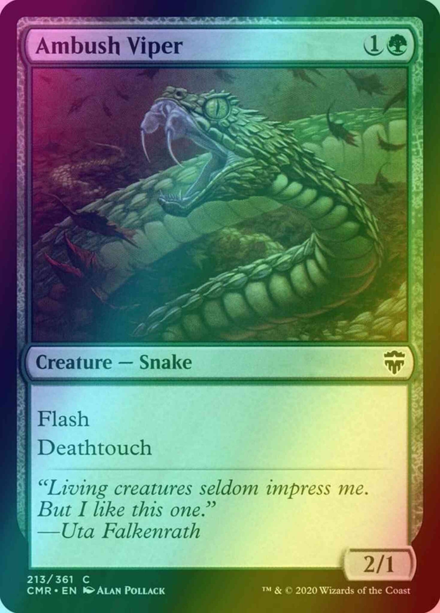 Ambush Viper [213] [Commander Legends] [Foil]