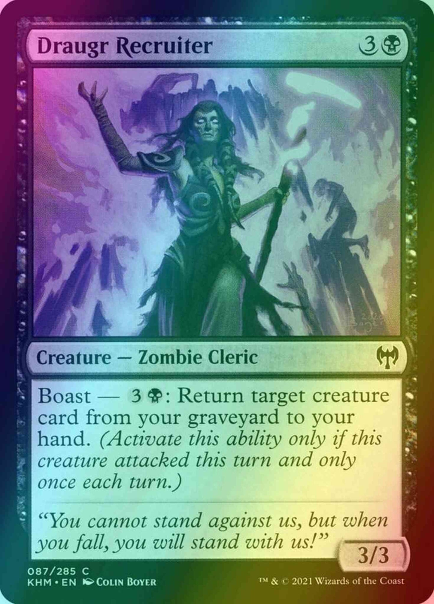 Draugr Recruiter [87] [Kaldheim] [Foil]