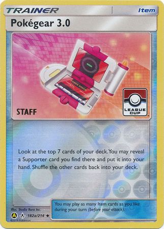 Pokégear 3.0 (Staff League Promo) - 182ab/214 - Uncommon [sm10-182ab] [Reverse Holo]