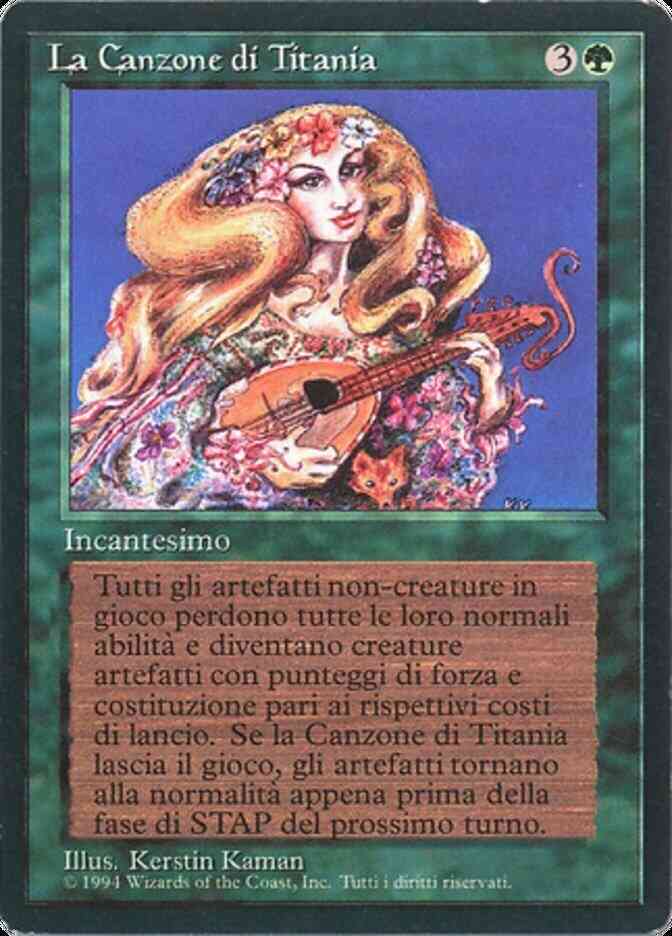 Titania's Song - Italian [220] [Foreign Black Border: Italian] [Non-Foil]