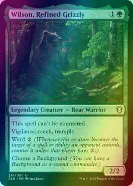 Wilson, Refined Grizzly [261] [Commander Legends: Battle for Baldur's Gate] [Foil]