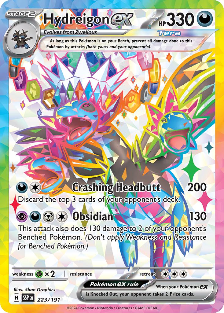 Hydreigon ex - 223/191 - Ultra Rare [sv08-223] [Ultra]