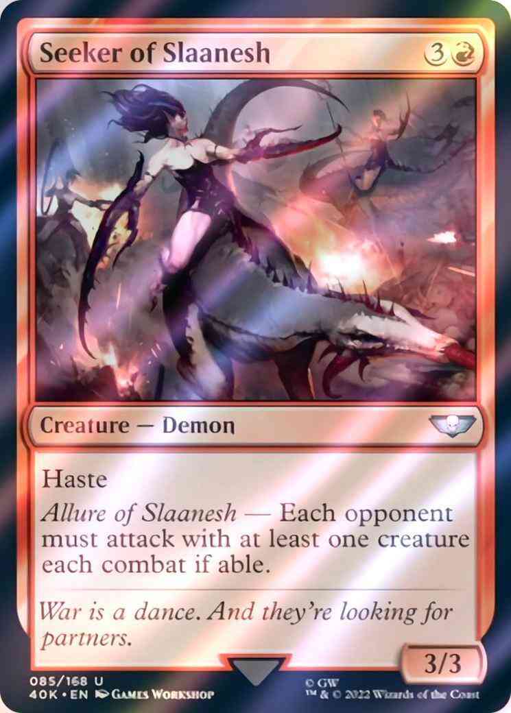 Seeker of Slaanesh [85] [Universes Beyond: Warhammer 40,000] [Surge Foil]