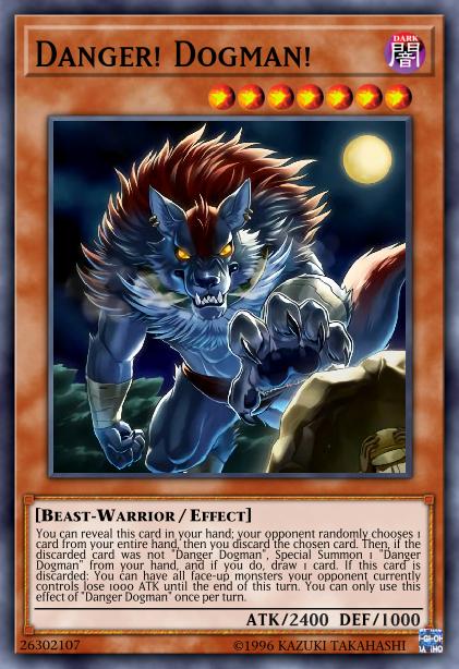 Danger! Dogman! - MP19-EN218 - Ultra Rare - 1st Edition