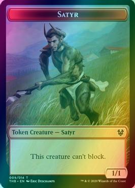 Kraken Token (04) // Satyr Token (09) [Theros Beyond Death Tokens] [Foil]