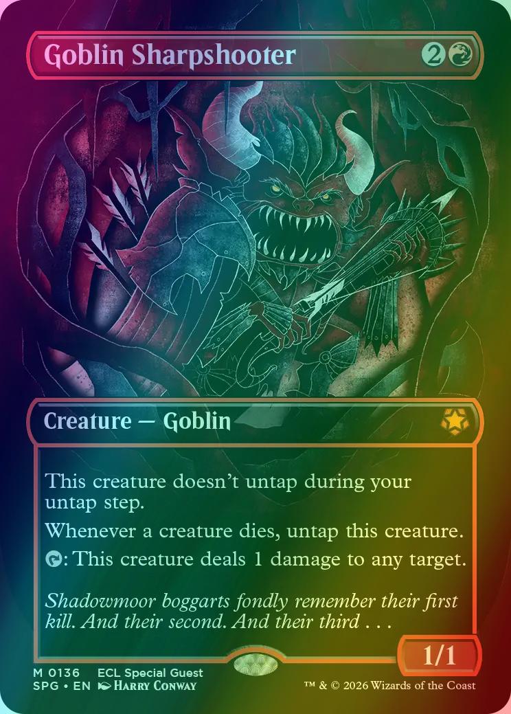 Goblin Sharpshooter [136] [Borderless] [Special Guests] [Foil]