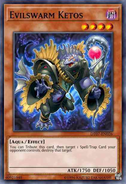 Evilswarm Ketos - HA07-EN013 - Super Rare - 1st Edition