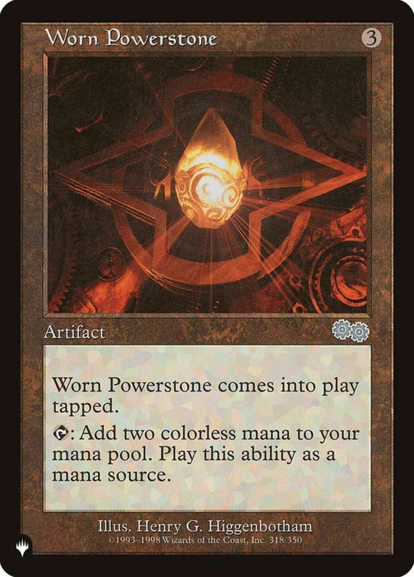 Worn Powerstone [USG-318] [The List] [Non-Foil]