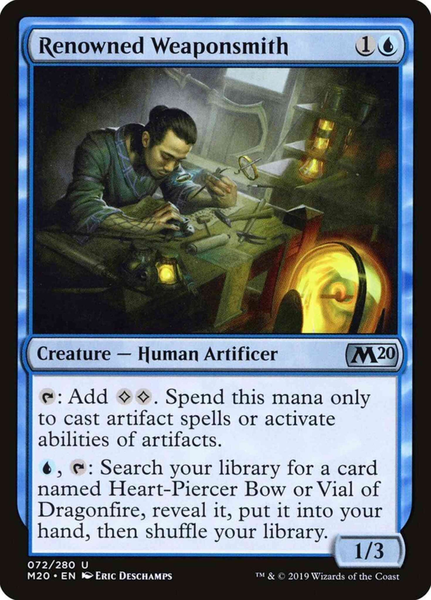 Renowned Weaponsmith [72] [Core Set 2020] [Non-Foil]