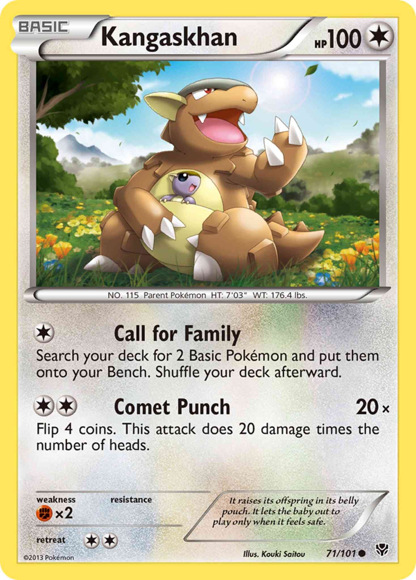 Kangaskhan - 71/101 - Common [bw10-71] [Non-Holo]