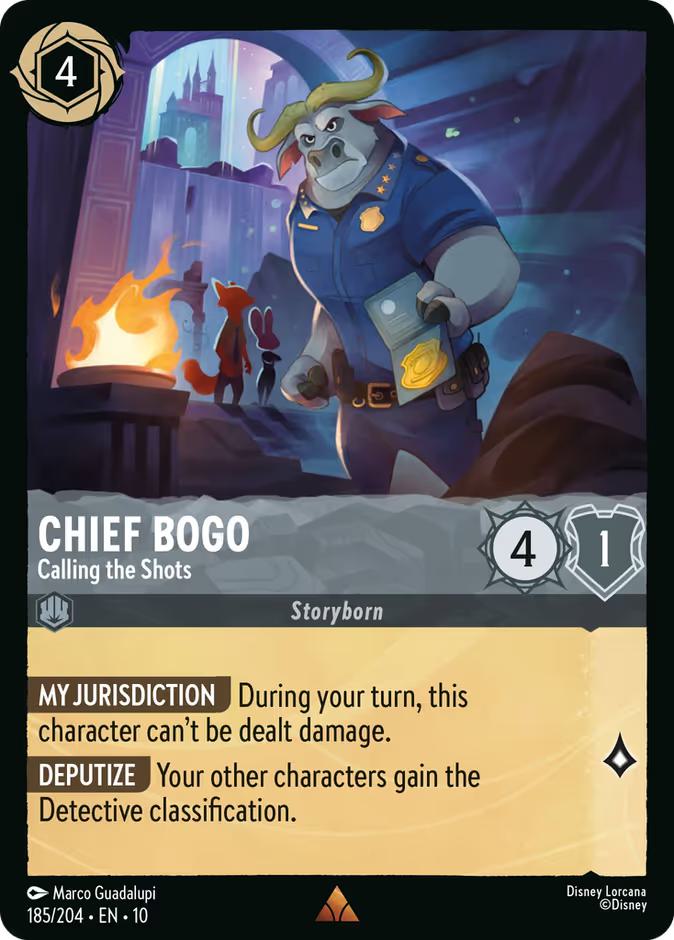 Chief Bogo - Calling the Shots - 185/204 [Whispers in the Well] [Non-Foil]