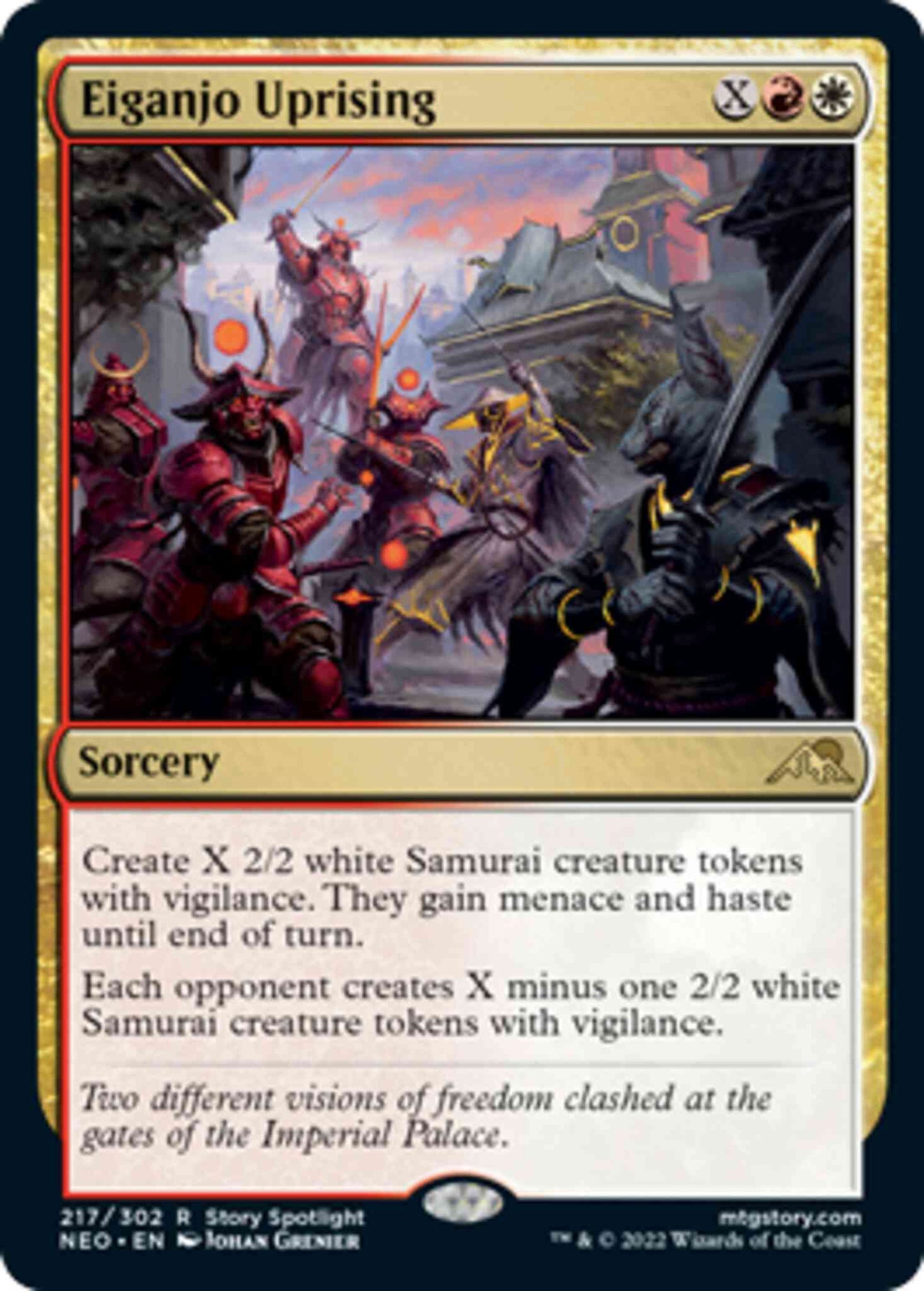 Eiganjo Uprising [217] [Kamigawa: Neon Dynasty] [Non-Foil]