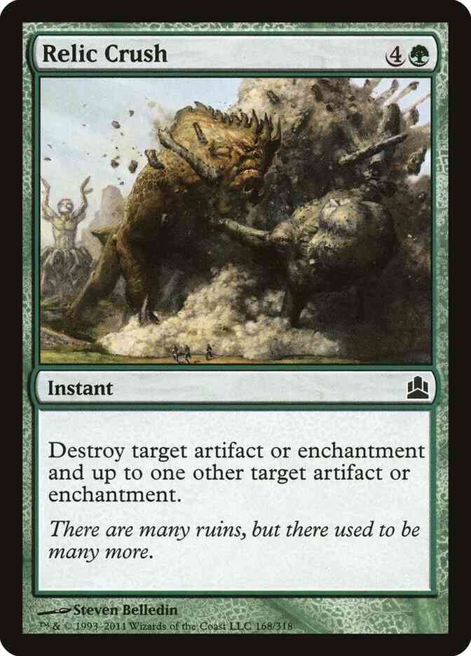 Relic Crush [168] [Commander 2011] [Non-Foil]