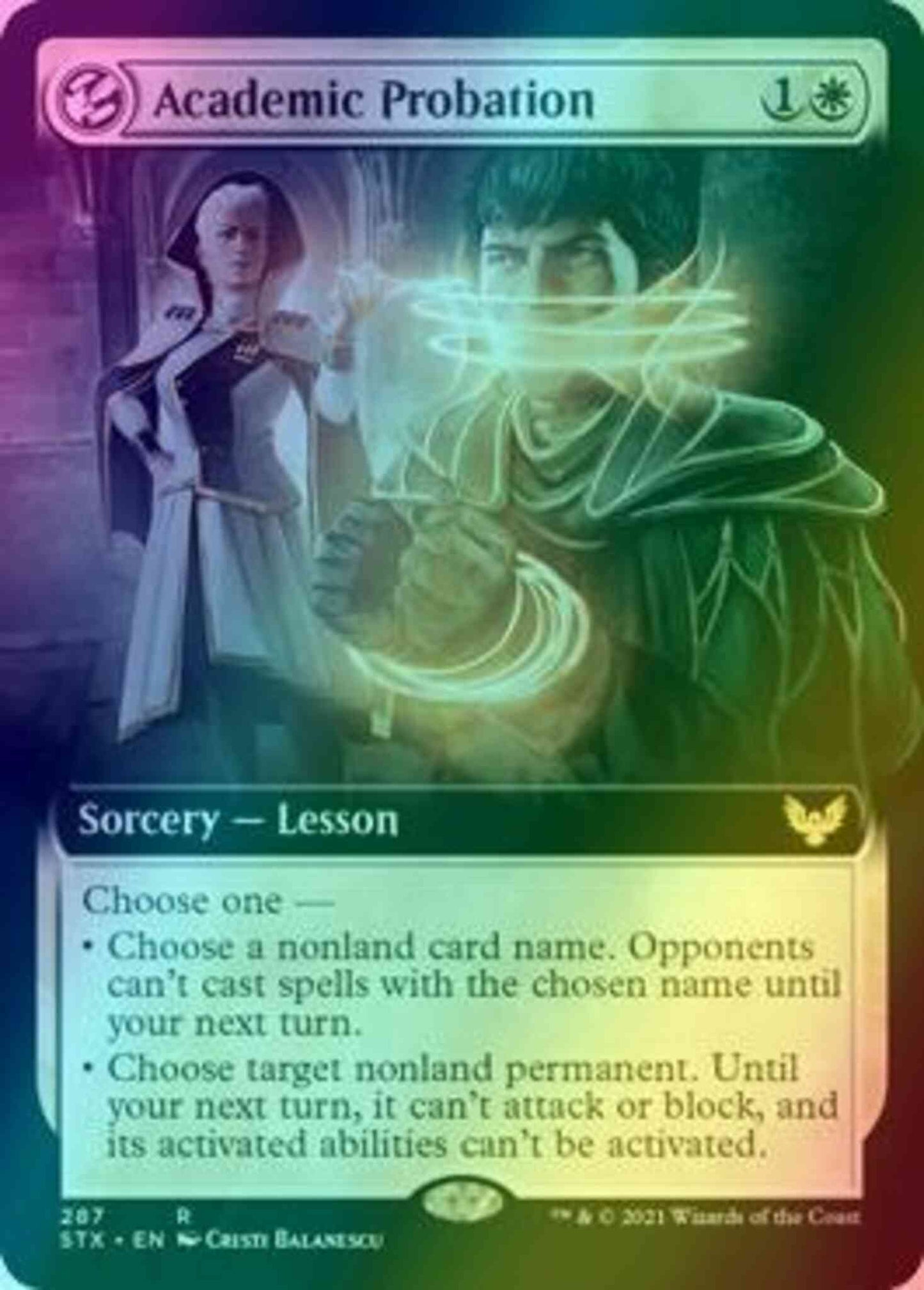 Academic Probation [287] [Extended Art] [Strixhaven: School of Mages] [Foil]